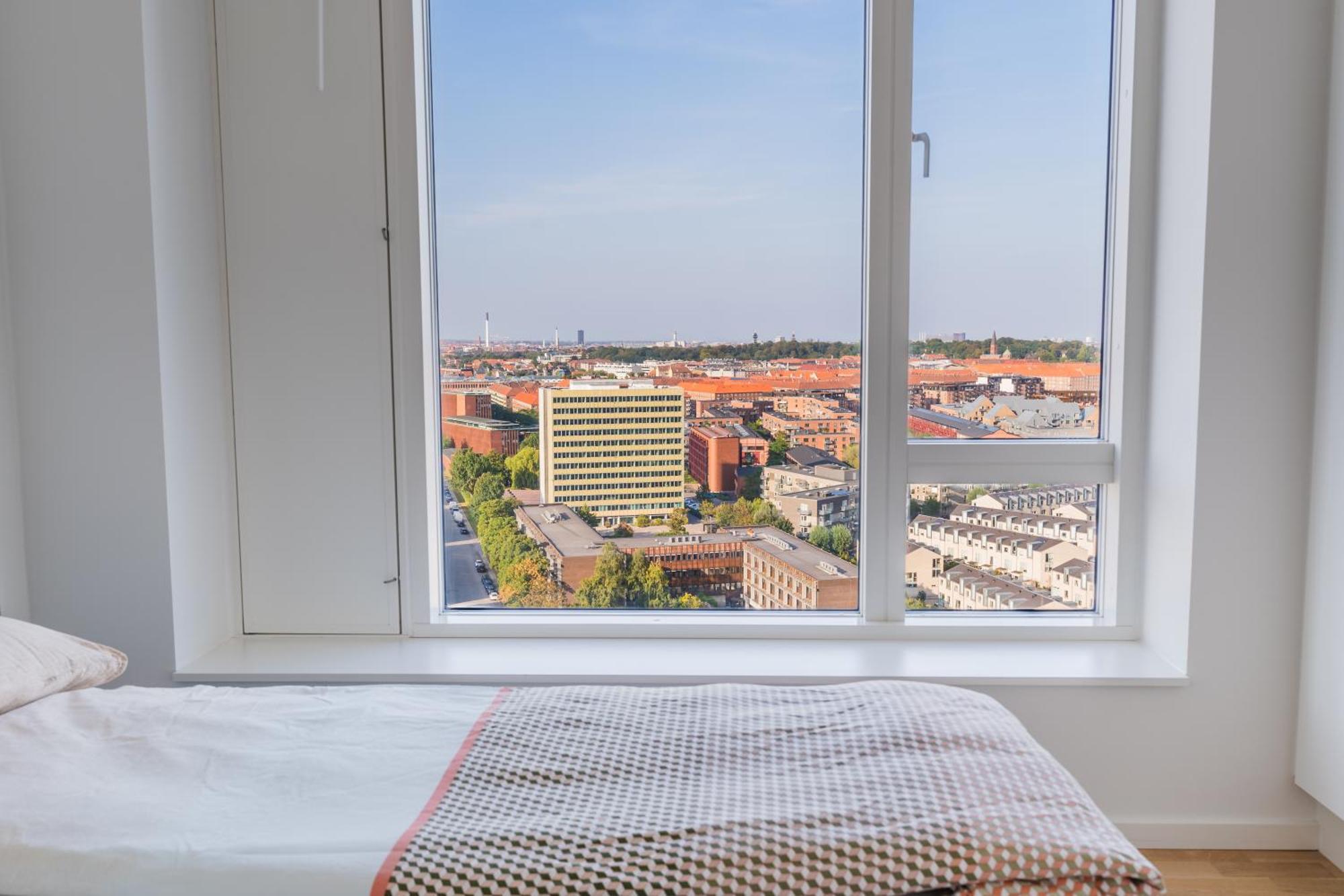 View From The 18th Floor Over Whole Of Copenhagen. *